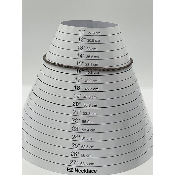 Stainless Steel Mesh Choker Necklace With Adjustable Chain For Women - Picture 4 of 4